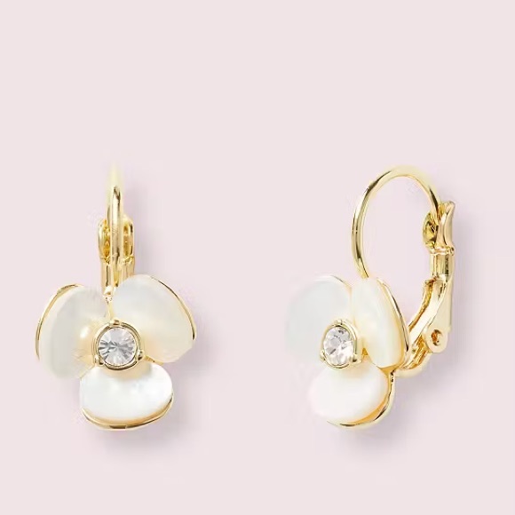kate spade Jewelry - kate spade new york Disco Pansy Mother-of-Pearl Drop Earrings